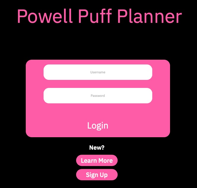 Powell Puff Planner